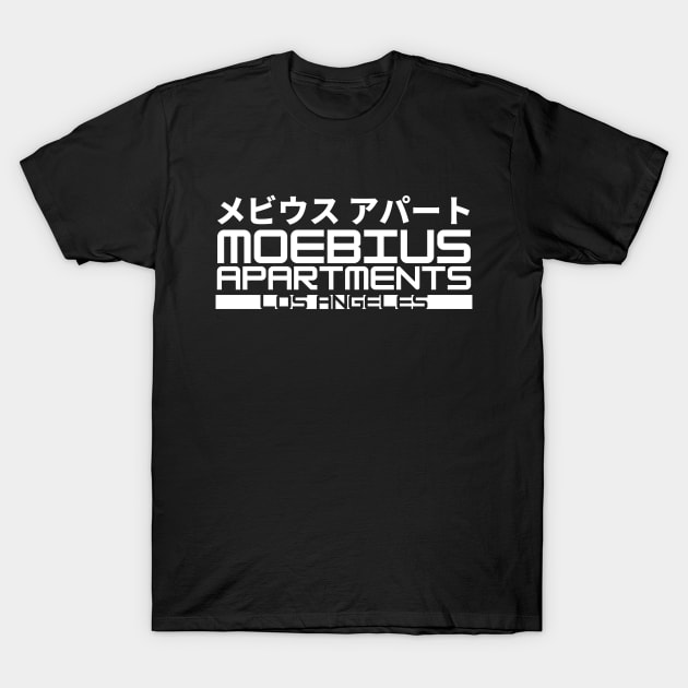 Moebius Apartments Los Angeles T-Shirt by deanbeckton